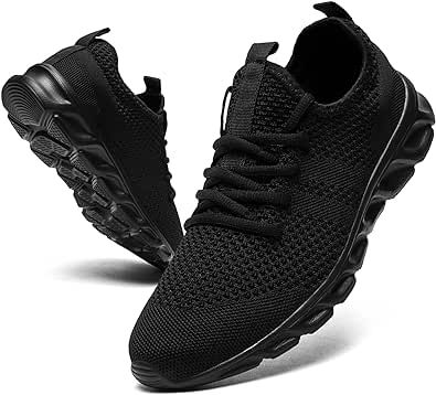 Tvtaop Mens Tennis Shoes Athletic Running Shoes Lightweight Sneakers Non Slip Walking Gym Shoes